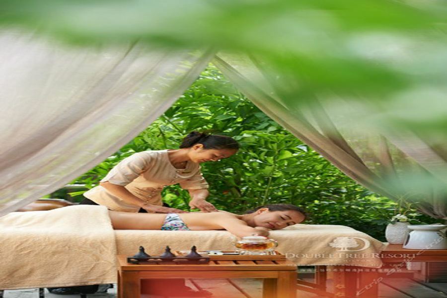 Doubletree Resort By Hilton Hotel Hainan - Qixianling Hot Spring Baoting Zewnętrze zdjęcie
