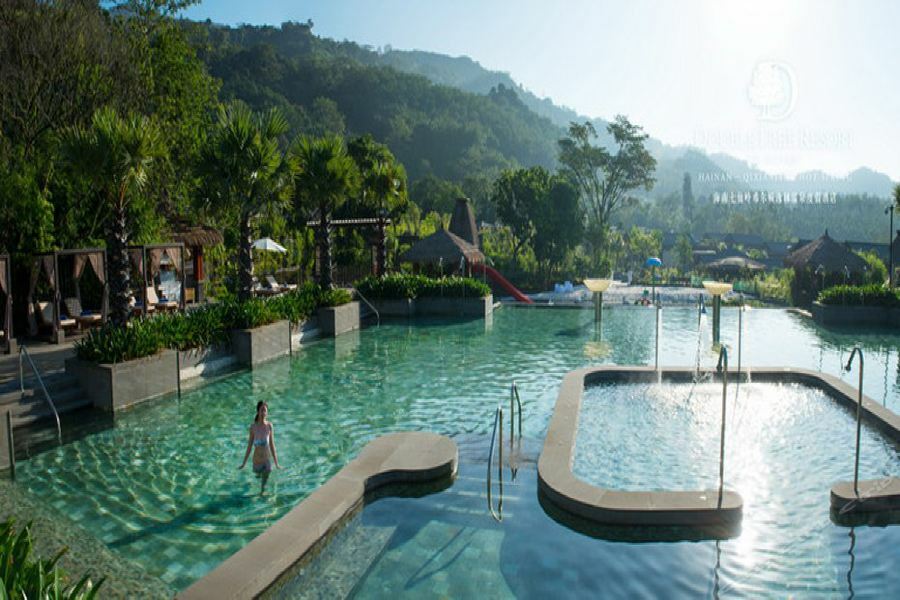 Doubletree Resort By Hilton Hotel Hainan - Qixianling Hot Spring Baoting Zewnętrze zdjęcie